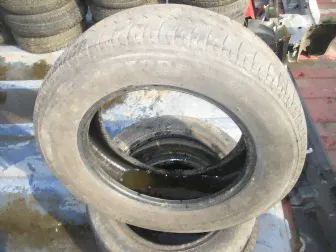 Шина летняя R15 195/65 Bridgestone B250, 195/65/R15, 19565R15, - БУ износ 50%